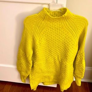 Sweater, yellow, Anthropologie. Brand new